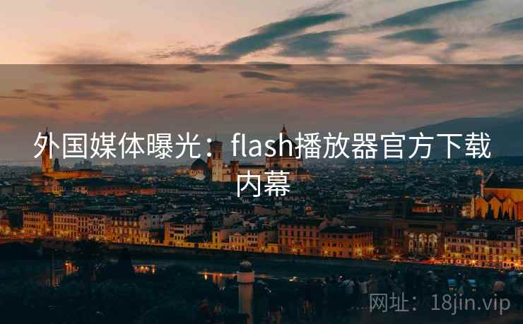 外国媒体曝光：flash播放器官方下载内幕  第2张