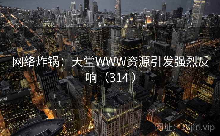 网络炸锅：天堂WWW资源引发强烈反响（314 ）  第2张